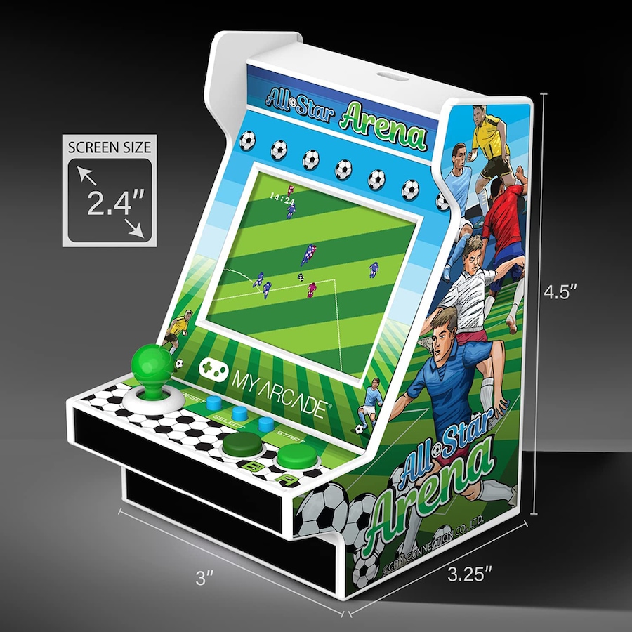 Image 733422_ALTMORE1.jpg, Product 733-422 / Price $39.99, My Arcade Collectible Retro 4.5" All-Star Arena from My Arcade on TSC.ca's Electronics department