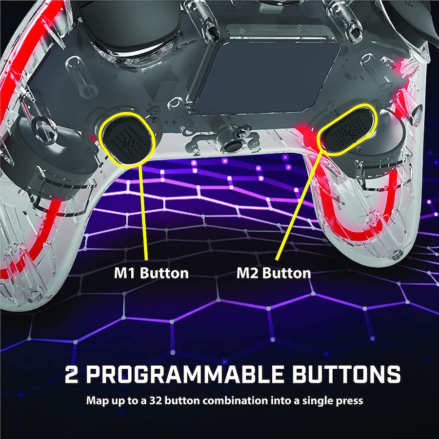 Image 733434_ALTMORE5.jpg, Product 733-434 / Price $52.99, Bionik NeoGlow Wireless RGB Gaming Controller  from Bionik on TSC.ca's Electronics department