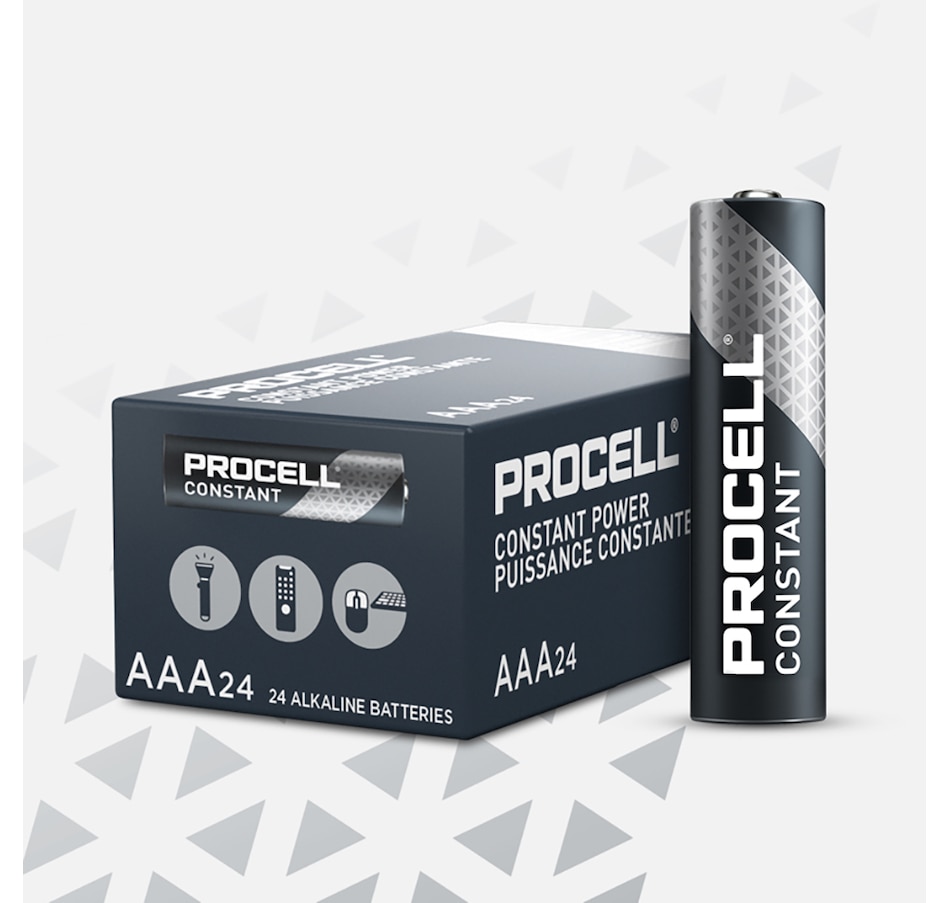 Image 733448.jpg, Product 733-448 / Price $23.99, Procell Alkaline Constant Power AAA, 1.5V (pack of 24) from Procell on TSC.ca's Electronics department