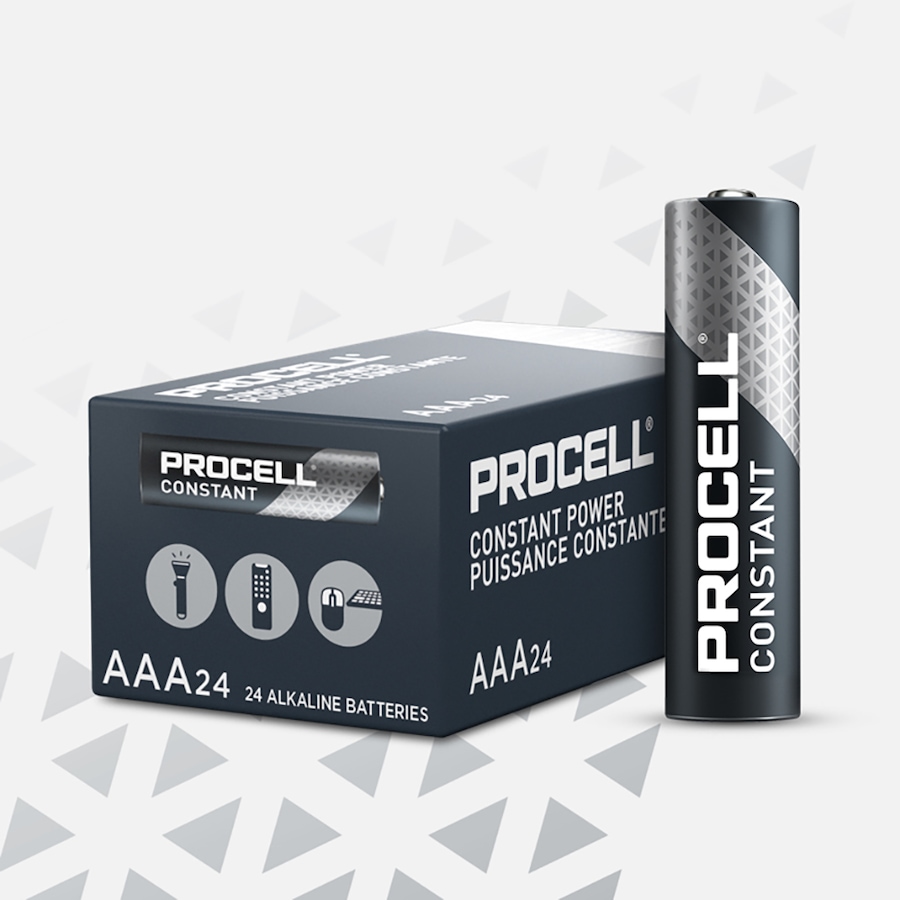 Image 733448.jpg, Product 733-448 / Price $23.99, Procell Alkaline Constant Power AAA, 1.5V (pack of 24) from Procell on TSC.ca's Electronics department