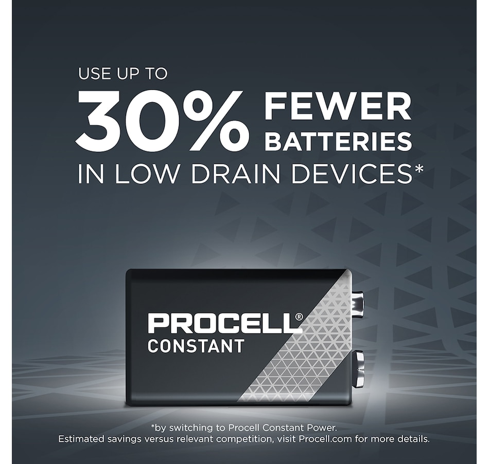 Image 733449_ALTMORE2.jpg, Product 733-449 / Price $30.99, Procell Alkaline Constant Power 9V, 1.5V (pack of 12) from Procell on TSC.ca's Electronics department