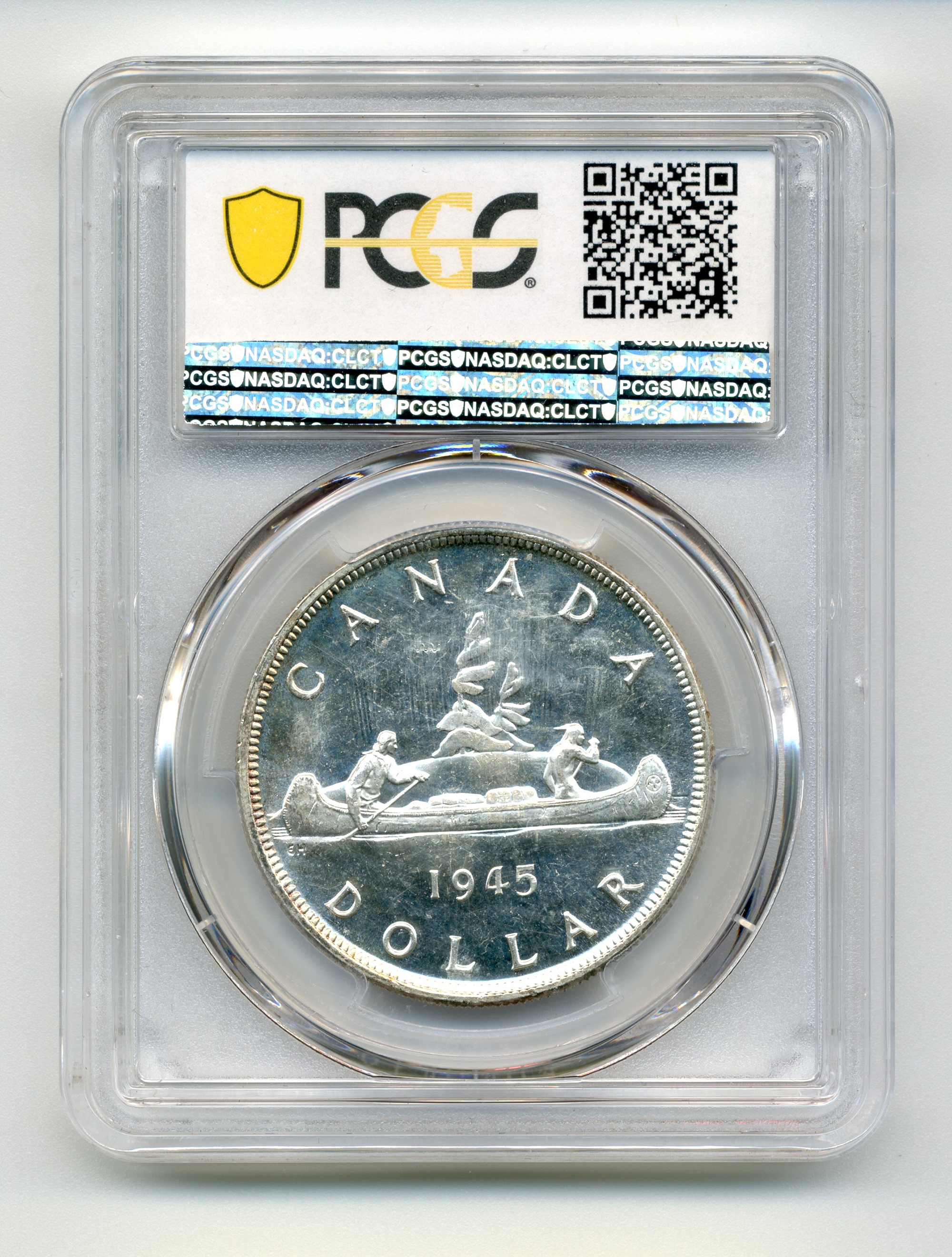 Rare Low-Mintage 1945 Silver Dollar, PCGS Graded Choice