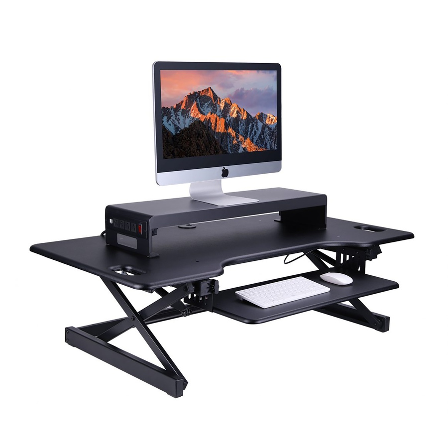 Image 733547_ALTMORE5.jpg, Product 733-547 / Price $149.99, Rocelco Dual Monitor Riser from Rocelco on TSC.ca's Electronics department