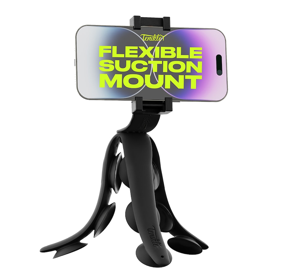 Image 733577_ALTMORE5.jpg, Product 733-577 / Price $29.99, Tenikle Pro Bendable Suction Cup Tripod from Tenikle on TSC.ca's Electronics department