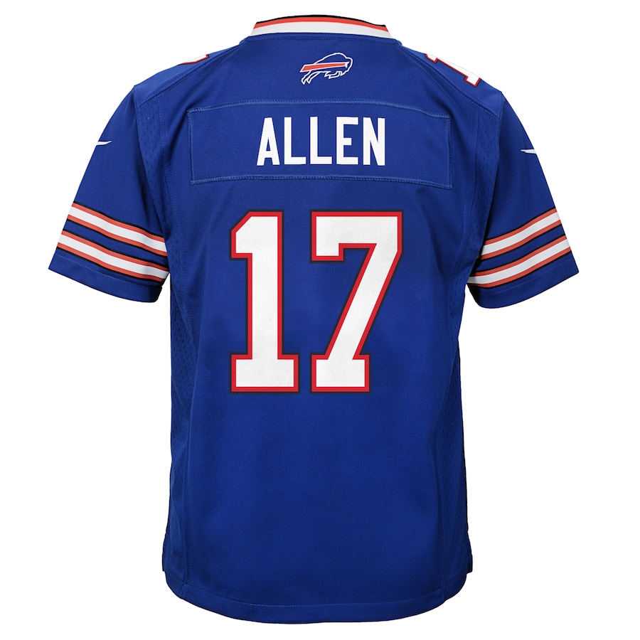 Image 733608.jpg, Product 733-608 / Price $149.99, Nike Youth Josh Allen Buffalo Bills NFL Player Game Team Jersey  on TSC.ca's Sports department
