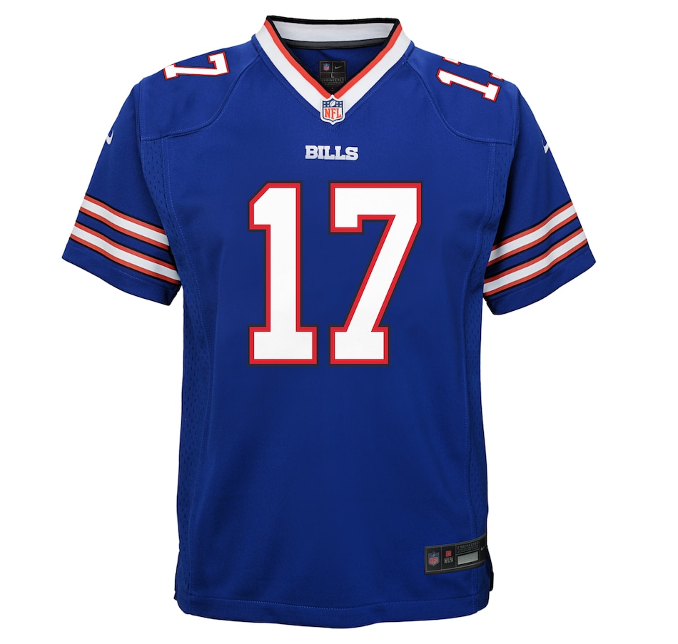 Image 733608_ALTMORE1.jpg, Product 733-608 / Price $149.99, Nike Youth Josh Allen Buffalo Bills NFL Player Game Team Jersey on TSC.ca's Sports department