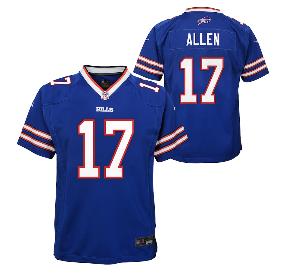 Image 733608_ALTMORE2.jpg, Product 733-608 / Price $149.99, Nike Youth Josh Allen Buffalo Bills NFL Player Game Team Jersey on TSC.ca's Sports department