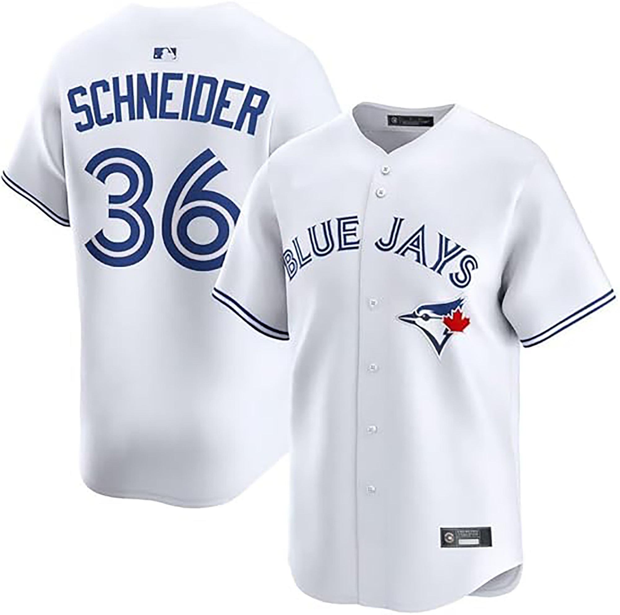 Nike Men's Toronto Blue Jays Davis Schneider MLB Player White