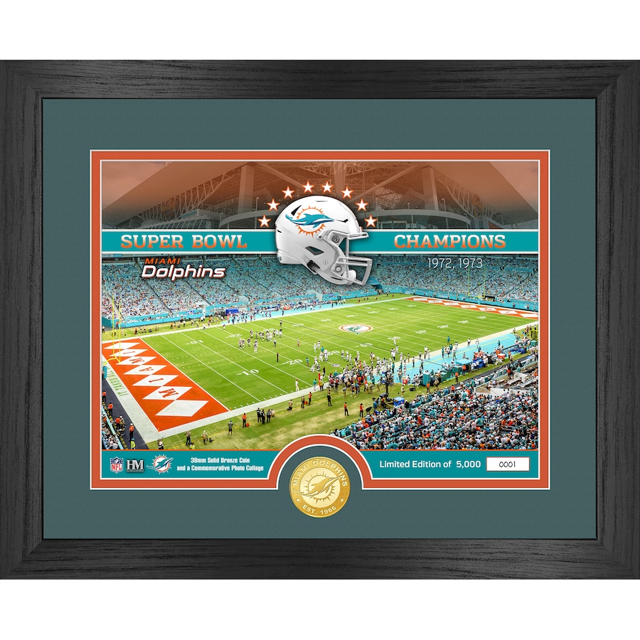 Image 733695.jpg, Product 733-695 / Price $114.99, Miami Dolphins Stadium Photo Mint from Highland Mint on TSC.ca's Sports department