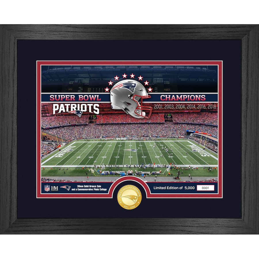 Image 733697.jpg, Product 733-697 / Price $114.99, New England Patriots Stadium Bronze Coin Photo Mint  from Highland Mint on TSC.ca's Sports department