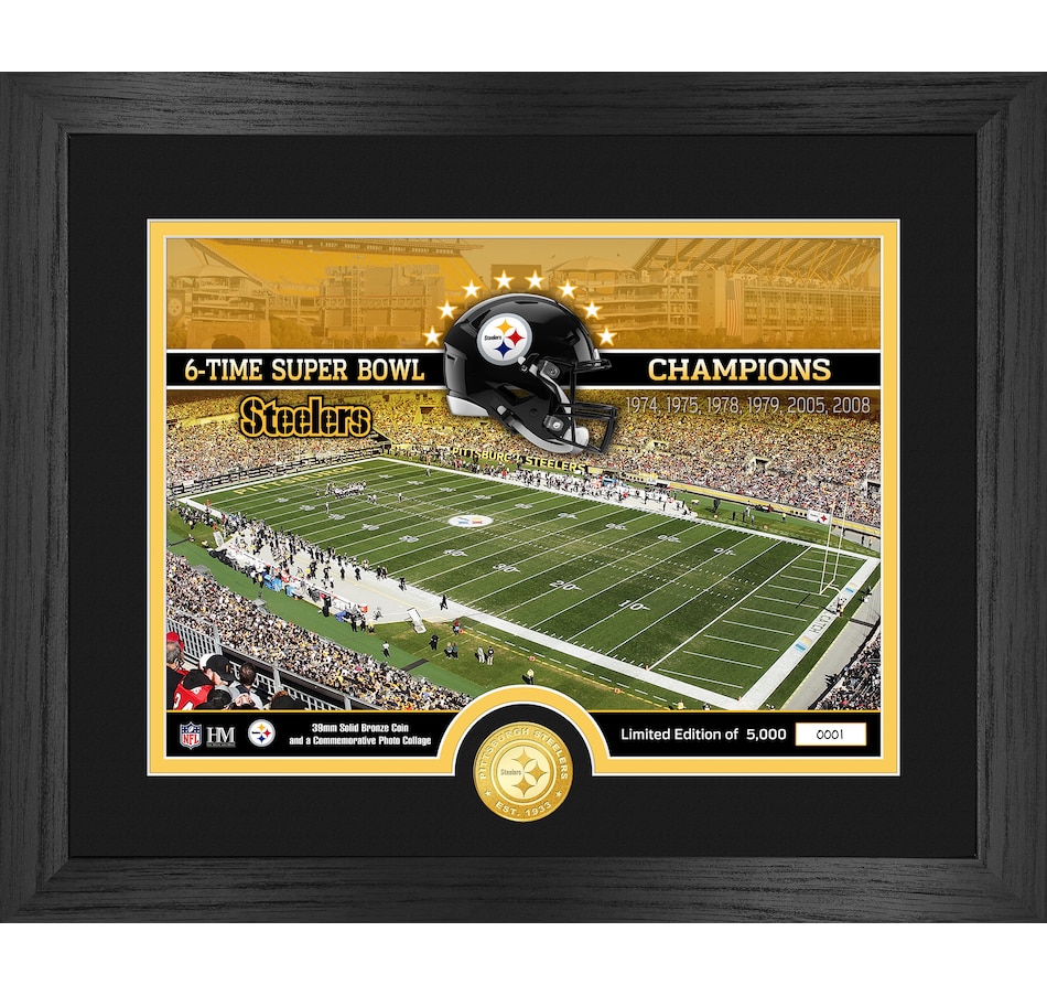 Image 733702.jpg, Product 733-702 / Price $114.99, Pittsburgh Steelers Stadium Bronze Coin Photo Mint from Highland Mint on TSC.ca's Sports department