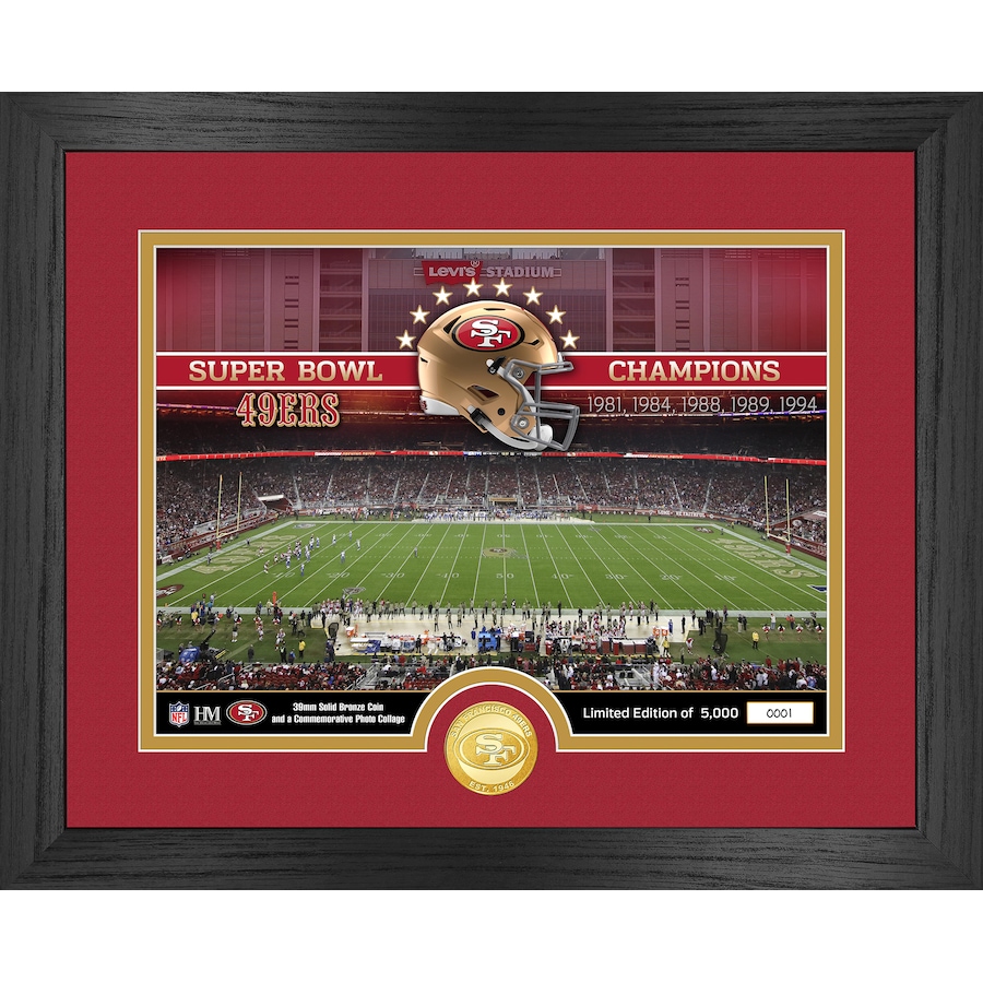Image 733703.jpg, Product 733-703 / Price $114.99, San Francisco 49ers Stadium Bronze Coin Photo Mint from Highland Mint on TSC.ca's Sports department