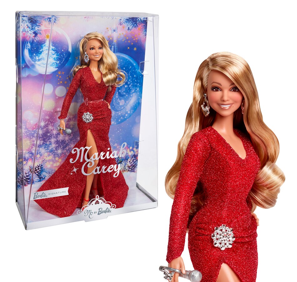 Image 733742.jpg, Product 733-742 / Price $129.99, Mattel Barbie x Mariah Carey Holiday Celebration Doll from Barbie on TSC.ca's Toys & Hobbies department