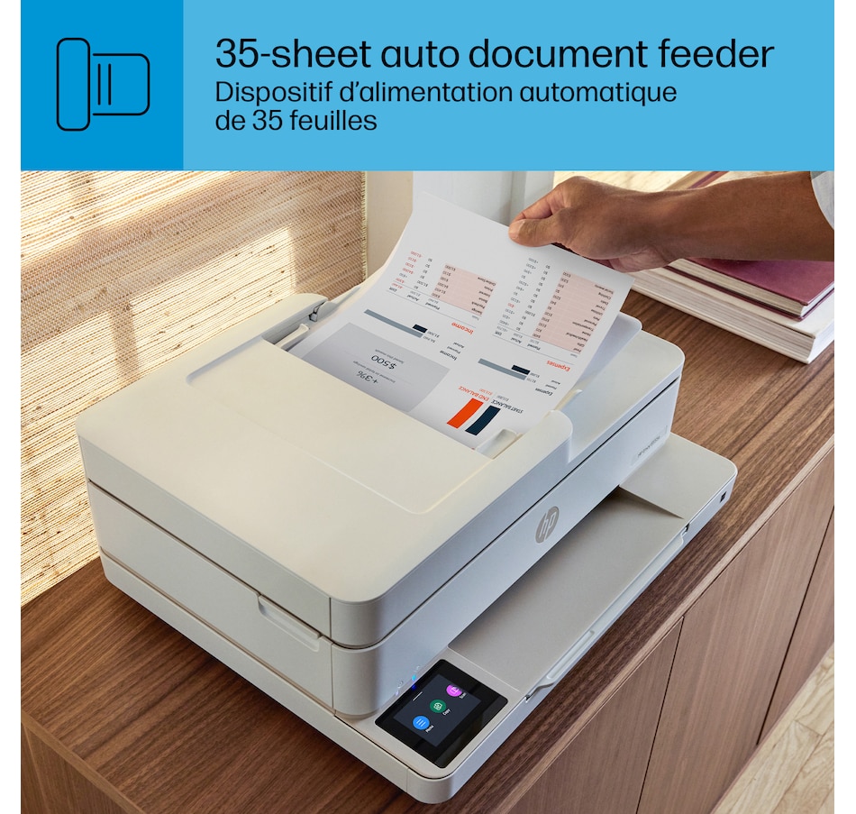 Image 733746_ALTMORE12.jpg, Product 733-746 / Price $209.99, HP Envy 6555e Wireless Colour Inkjet Printer (print, scan, copy) from HP - Hewlett Packard on TSC.ca's Electronics department