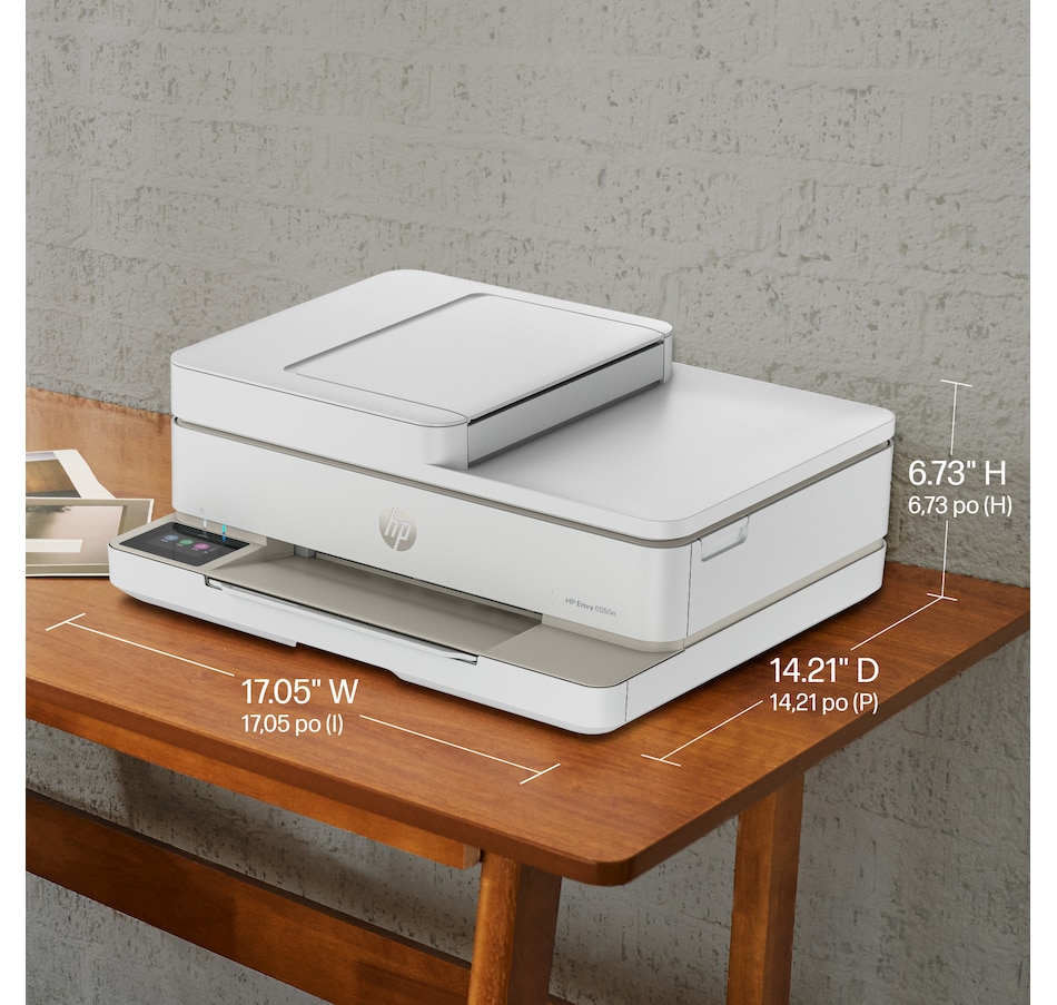 Image 733746_ALTMORE7.jpg, Product 733-746 / Price $209.99, HP Envy 6555e Wireless Colour Inkjet Printer (print, scan, copy) from HP - Hewlett Packard on TSC.ca's Electronics department