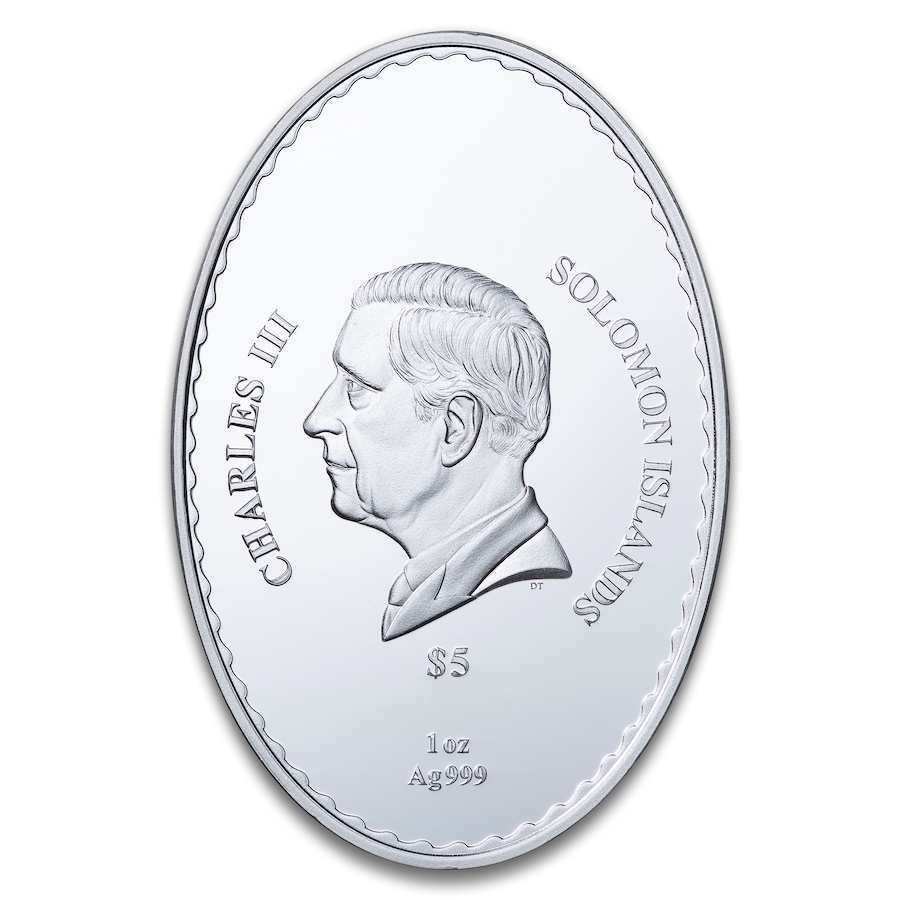 Image 733759_ALTMORE2.jpg, Product 733-759 / Price $189.95, 2025 Father Frost and the Snow Maiden $5 One-Ounce Fine Silver Coin in Matryoshka Nesting Doll Presentation, Solomon Islands from Canadian Coin & Currency on TSC.ca's Coins department