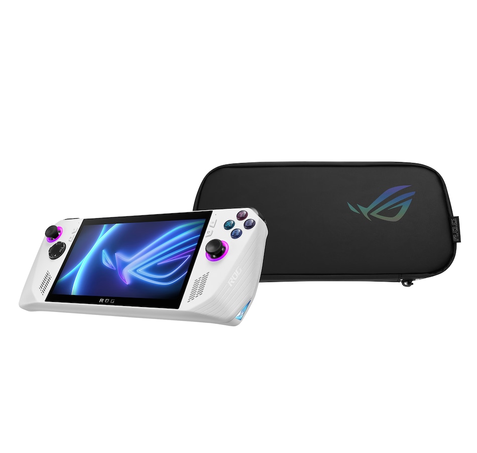 Image 733772.jpg, Product 733-772 / Price $969.99, ASUS ROG Ally 7" 1080p Touch Portable Gaming Console with Case (AMD Z1 Extreme processor, 512 GB, white) from ASUS on TSC.ca's Electronics department
