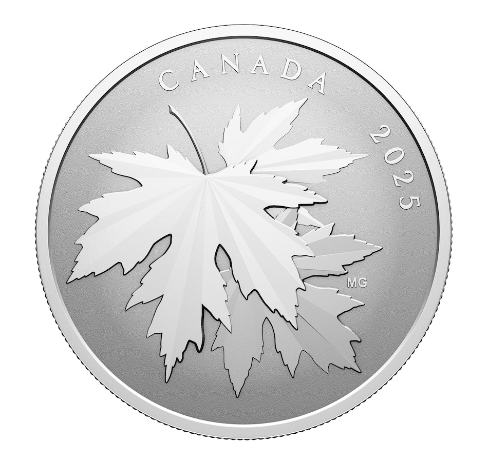 Image 733801.jpg, Product 733-801 / Price $64.95, 2025 $10 Gleaming Maple Leaves from Royal Canadian Mint (RCM) on TSC.ca's Coins department