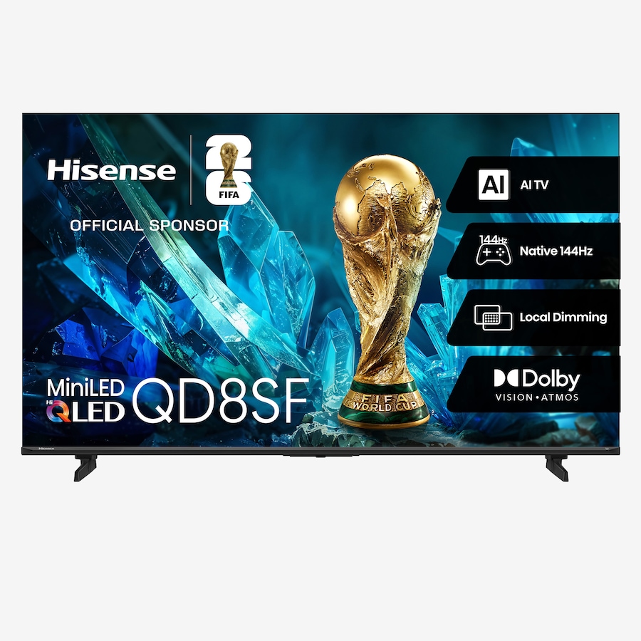 Image 733837.jpg, Product 733-837 / Price $679.99 - $1,119.99, Hisense QD8SF Hi-QLED Mini-LED AI 144Hz Fire TV from Hisense on TSC.ca's Electronics department