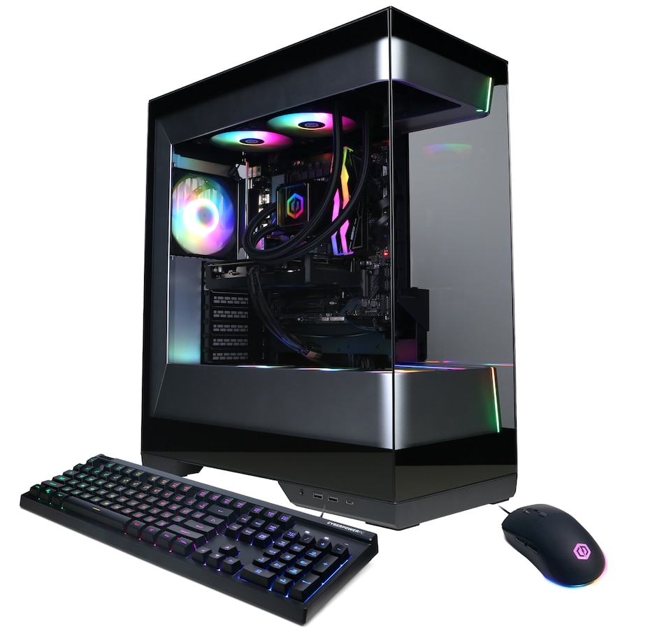Image 733848.jpg, Product 733-848 / Price $3,397.99, CyberPowerPC SLC11340CPG Gaming PC (Ultra 9 285, 32 GB RAM, 2 TB SSD) from CyberpowerPC on TSC.ca's Electronics department