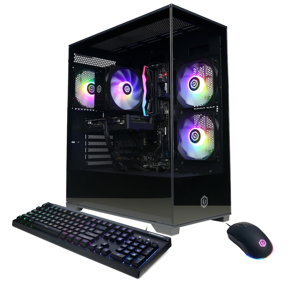 Image 733851.jpg, Product 733-851 / Price $2,190.99, CyberPowerPC GMAI5400CPG Gaming PC (Ryzen 5 8400F, 16 GB RAM, 1 TB SSD) from CyberpowerPC on TSC.ca's Electronics department