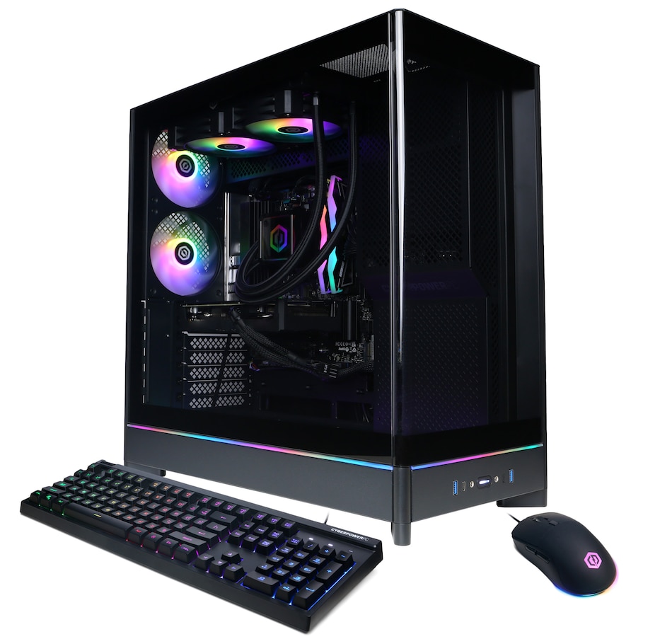 Image 733854.jpg, Product 733-854 / Price $3,126.99, CyberPowerPC SLC11380CPG R7 Gaming PC (Ryzen 7 9700X, 32 GB RAM, 2 TB SSD) from CyberpowerPC on TSC.ca's Electronics department
