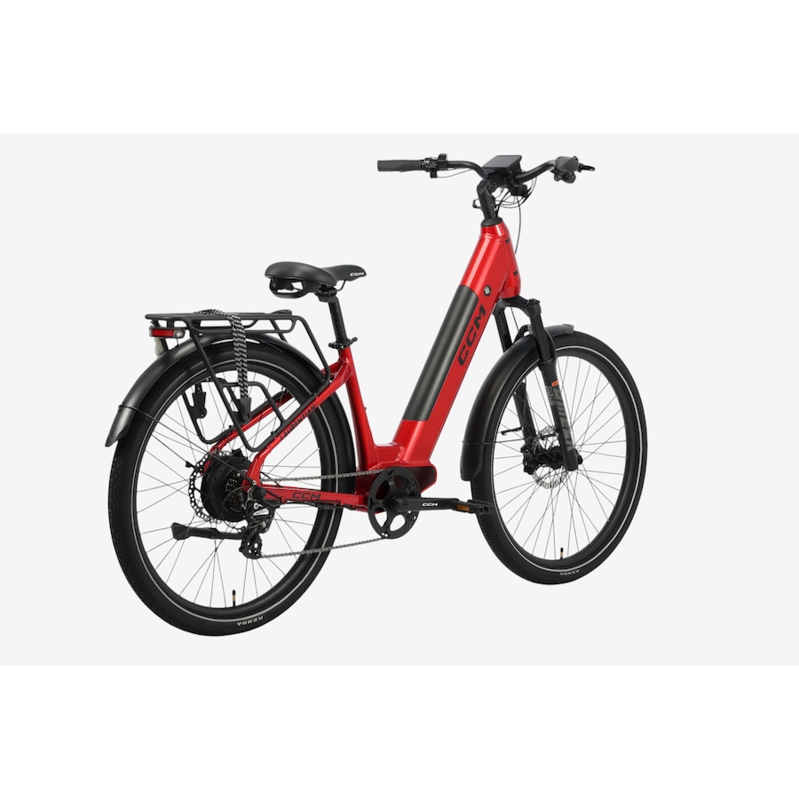 Image 733930_ALTMORE2.jpg, Product 733-930 / Price $2,299.99, CCM Laurentian 1 Commuter E-Bike with Torque Sensor (red) from CCM on TSC.ca's Health & Fitness department