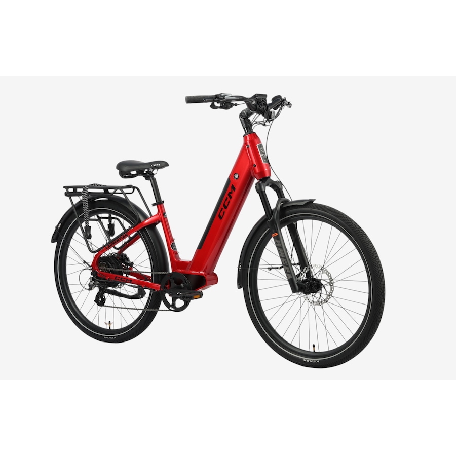 Image 733930_ALTMORE3.jpg, Product 733-930 / Price $2,299.99, CCM Laurentian 1 Commuter E-Bike with Torque Sensor (red) from CCM on TSC.ca's Health & Fitness department