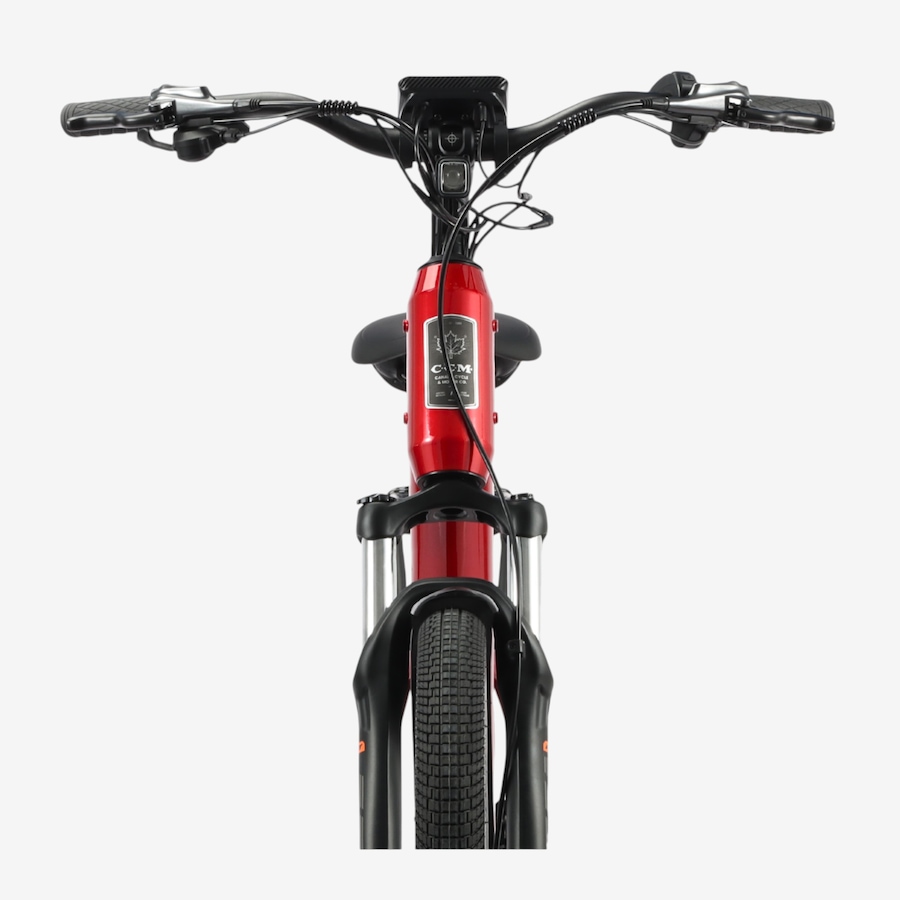 Image 733930_ALTMORE4.jpg, Product 733-930 / Price $2,299.99, CCM Laurentian 1 Commuter E-Bike with Torque Sensor (red) from CCM on TSC.ca's Health & Fitness department