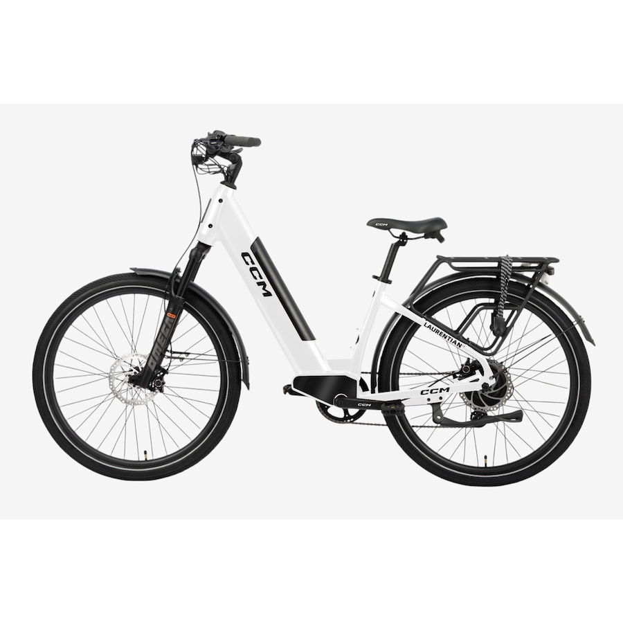 Image 733931.jpg, Product 733-931 / Price $2,299.99, CCM Laurentian 1 Commuter E-Bike with Torque Sensor (white) from CCM on TSC.ca's Health & Fitness department