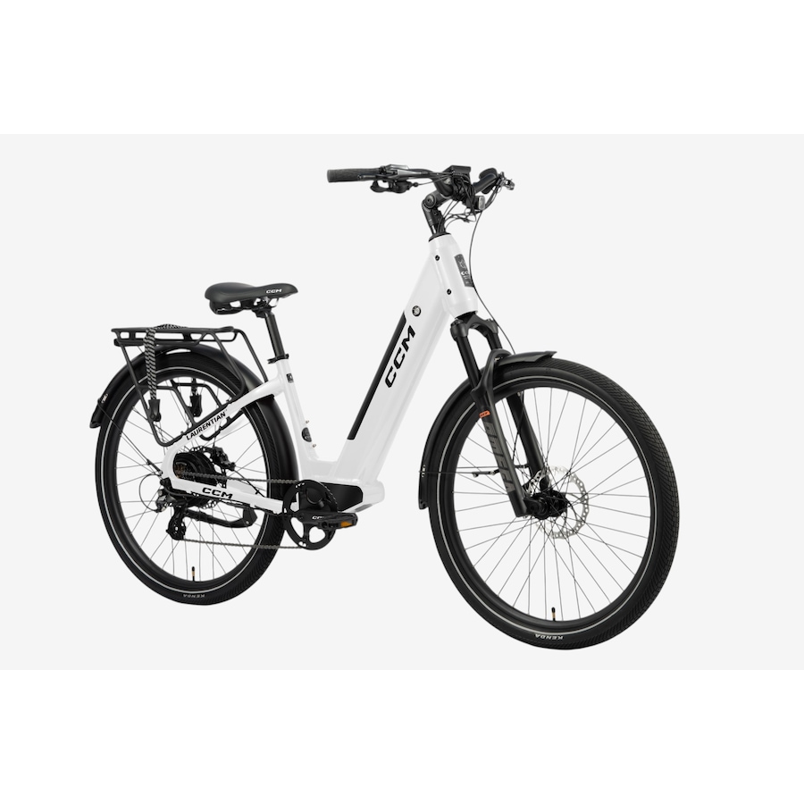 Image 733931_ALTMORE3.jpg, Product 733-931 / Price $2,299.99, CCM Laurentian 1 Commuter E-Bike with Torque Sensor (white) from CCM on TSC.ca's Health & Fitness department
