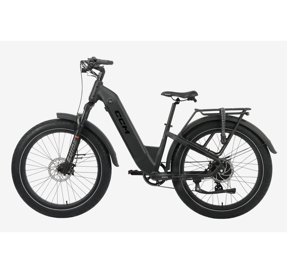 Image 733932.jpg, Product 733-932 / Price $2,799.99, CCM Nahanni 1 500W Fat Tire E-Bike with Torque Sensor (black) from CCM on TSC.ca's Health & Fitness department