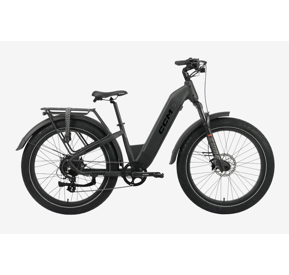 Image 733932_ALTMORE1.jpg, Product 733-932 / Price $2,799.99, CCM Nahanni 1 500W Fat Tire E-Bike with Torque Sensor (black) from CCM on TSC.ca's Health & Fitness department
