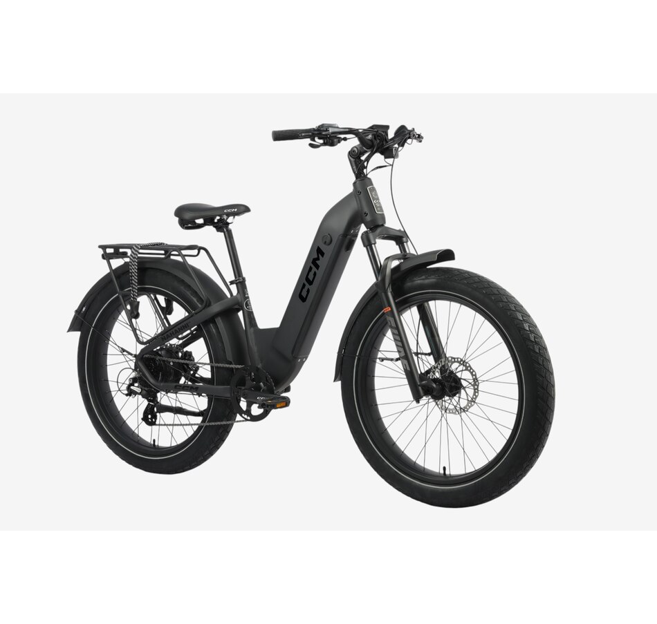 Image 733932_ALTMORE2.jpg, Product 733-932 / Price $2,799.99, CCM Nahanni 1 500W Fat Tire E-Bike with Torque Sensor (black) from CCM on TSC.ca's Health & Fitness department