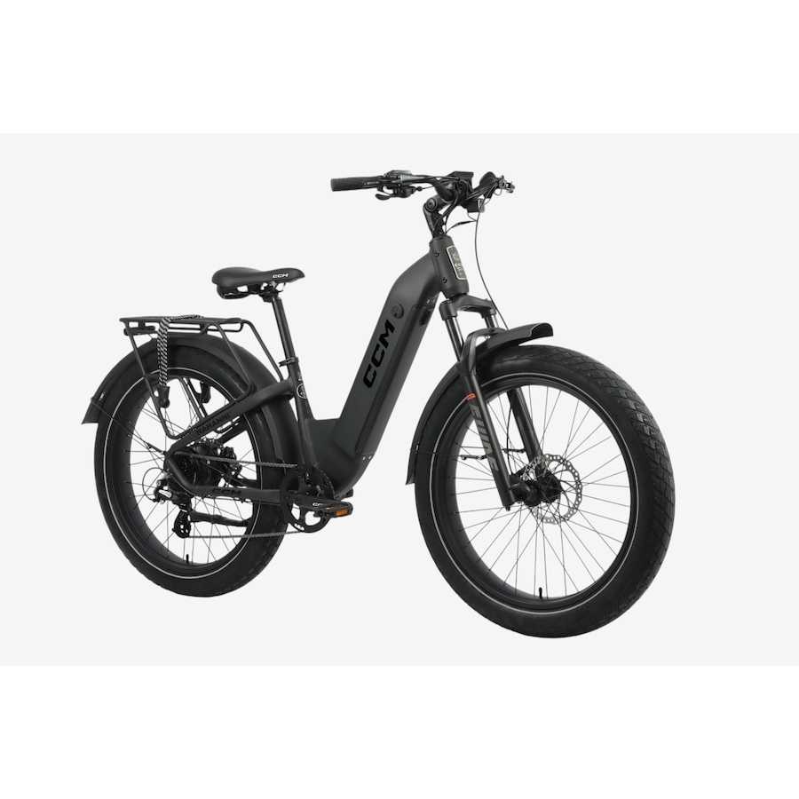 Image 733932_ALTMORE2.jpg, Product 733-932 / Price $2,799.99, CCM Nahanni 1 500W Fat Tire E-Bike with Torque Sensor (black) from CCM on TSC.ca's Health & Fitness department