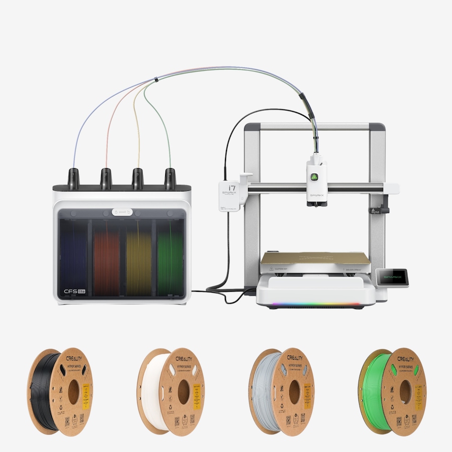 Image 733938.jpg, Product 733-938 / Price $619.99, Creality Sparkx i7 3D Printer Combo with Four HPLA Filaments from Creality on TSC.ca's Electronics department