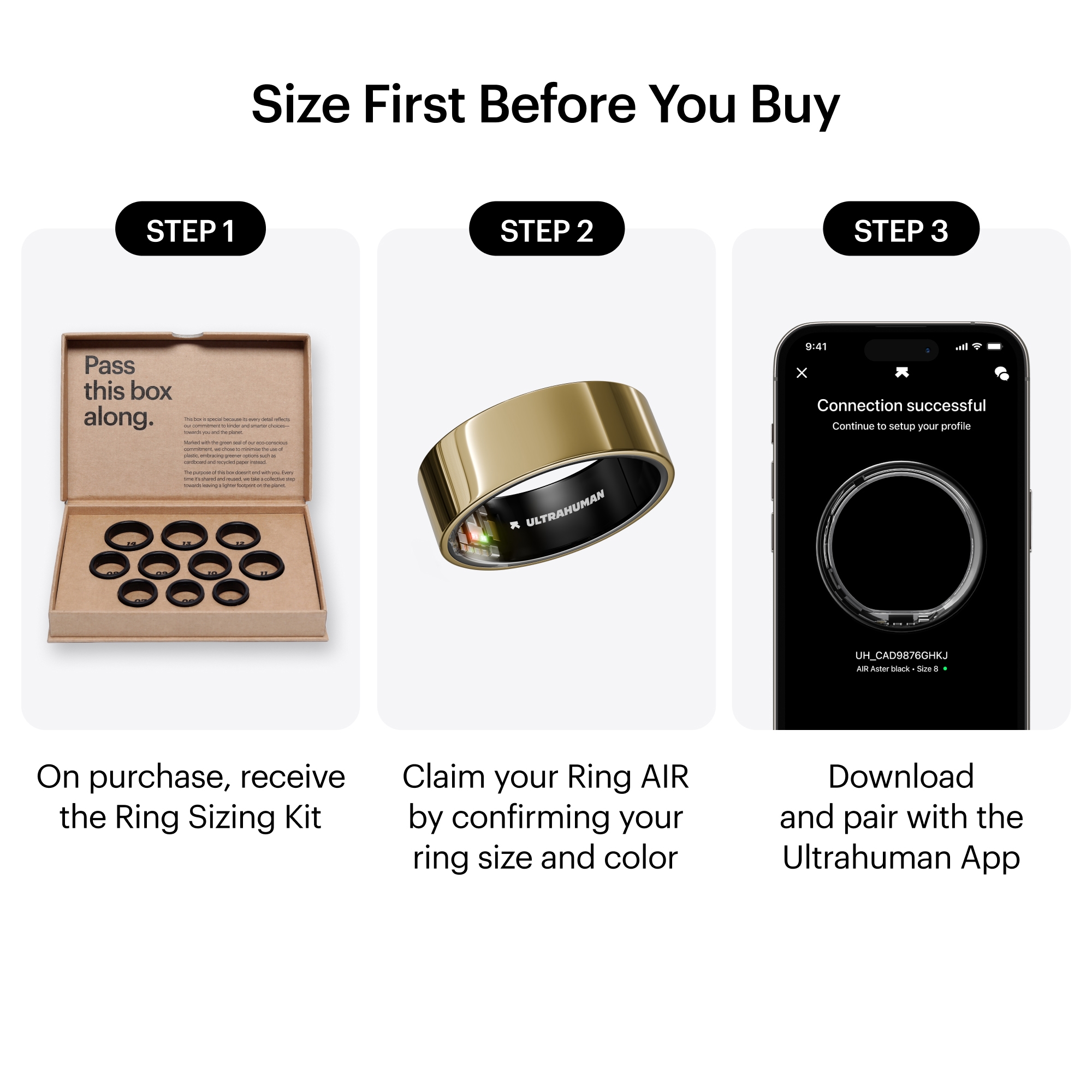 Ultrahuman Ring AIR Sleep and Fitness Smart Ring - TSC.ca