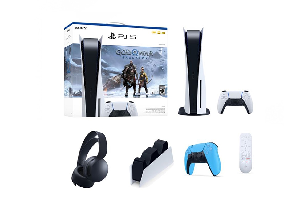 PlayStation5 God of War Bundle (Digital Game Code plus Accessories)