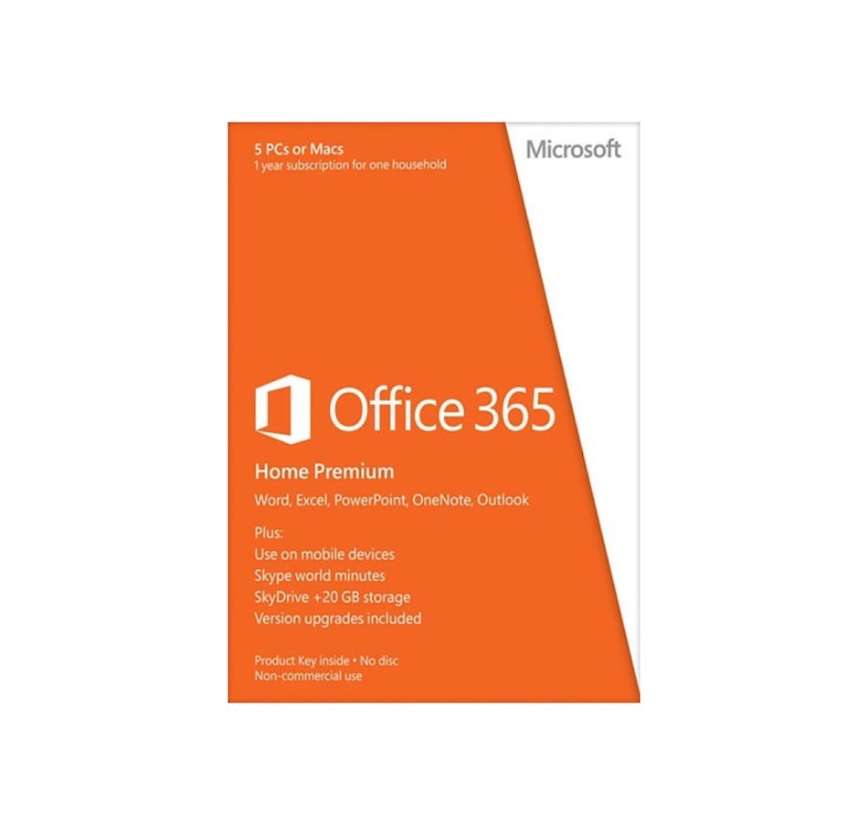 Image 734026.jpg, Product 734-026 / Price $119.99, Microsoft Office 365 Home Premium - 12-Month Subscription, up to 6 People from Microsoft on TSC.ca's Electronics department