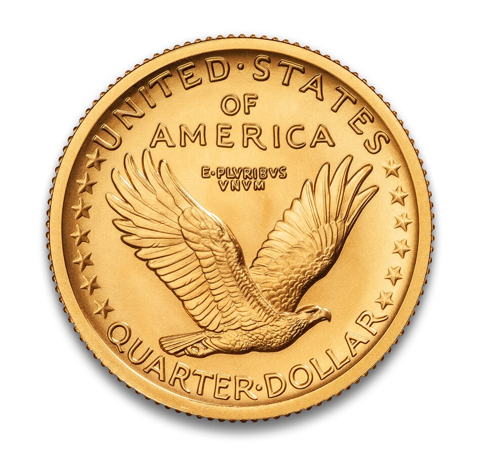 Image 734070_ALTMORE2.jpg, Product 734-070 / Price $999.95, 2016 Standing Liberty Quarter-Ounce Fine Gold Coin from Canadian Coin & Currency on TSC.ca's Coins department