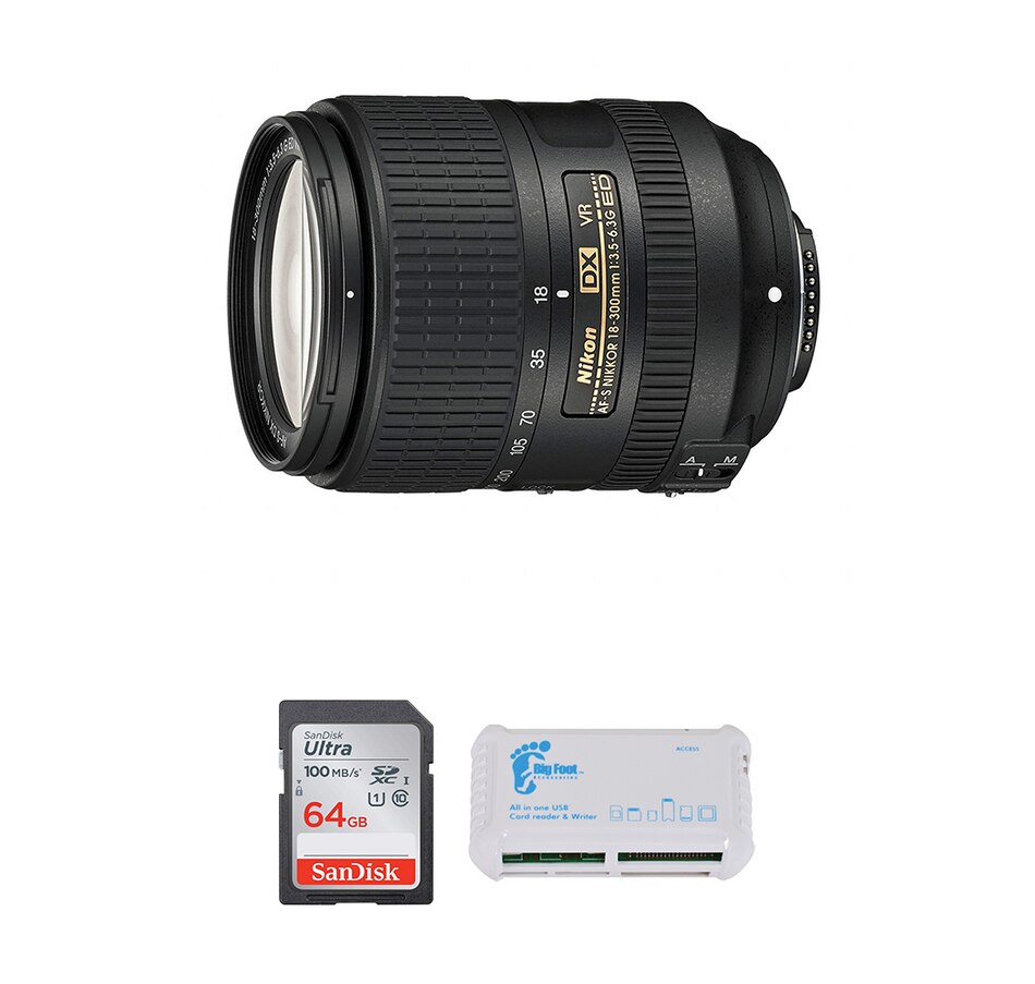 Image 734123.jpg, Product 734-123 / Price $1,059.99, Nikon AF-S DX NIKKOR 18-300mm F/3.5-6.3G ED VR Lens from Nikon on TSC.ca's Electronics department
