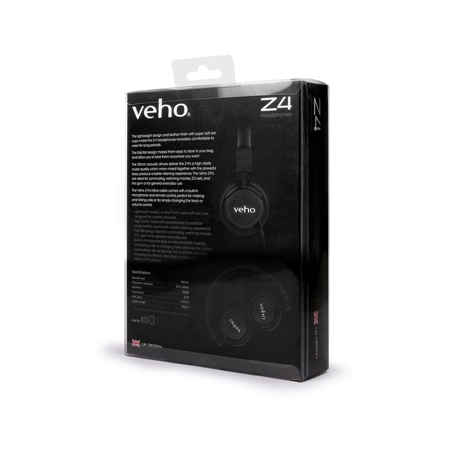 Electronics Speakers & Audio Headphones OverEar Veho Z4 OnEar