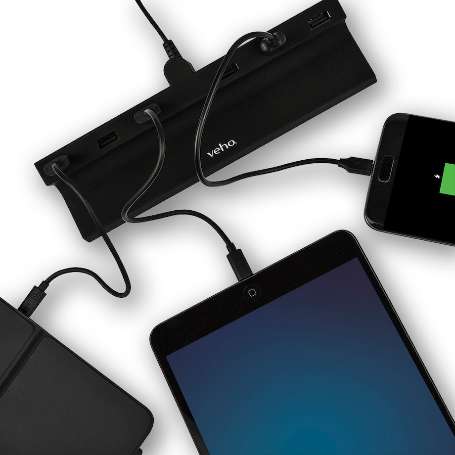 Image 734228_ALTMORE5.jpg, Product 734-228 / Price $89.99, Veho TA-6 Desktop 6-Port USB Charging Hub With 2.4A Output from Veho on TSC.ca's Electronics department