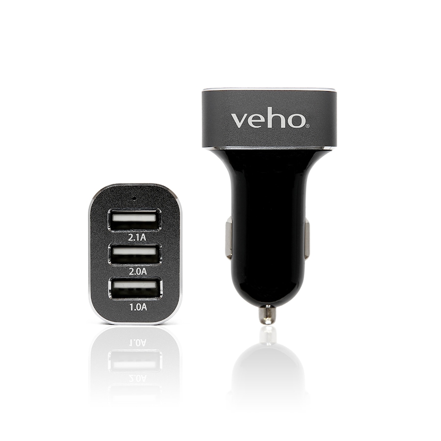 Image 734238.jpg, Product 734-238 / Price $13.99, Veho Triple USB 5-Volt, 5.1-Amp Car Charger for All USB-Charged Devices from Veho on TSC.ca's Home & Garden department