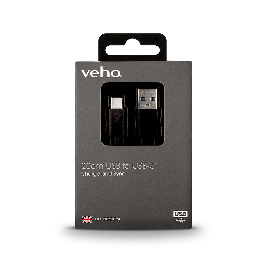 Image 734239_ALTMORE3.jpg, Product 734-239 / Price $12.99, Veho Pebble USB-C Universal Charge and Sync Cable (0.2 m) from Veho on TSC.ca's Electronics department