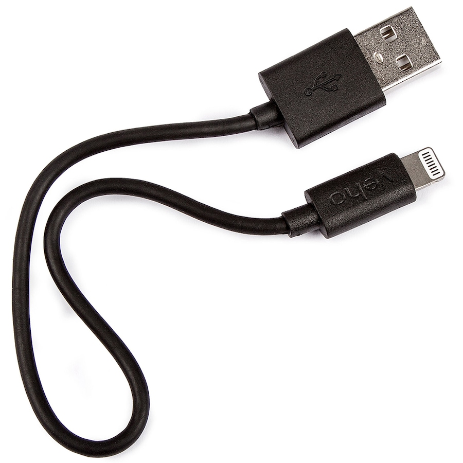 Image 734241_ALTMORE2.jpg, Product 734-241 / Price $14.99, Veho Pebble Certified MFi Lightning to USB Charge and Sync Cable (0.2 m) from Veho on TSC.ca's Electronics department
