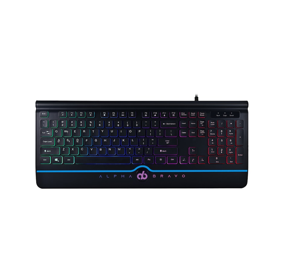 Image 734244.jpg, Product 734-244 / Price $59.99, Veho Alpha Bravo GK-1 USB Wired Gaming Keyboard from Veho on TSC.ca's Electronics department