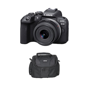 Canon EOS R10 Mirrorless Camera with 18-45mm Lens