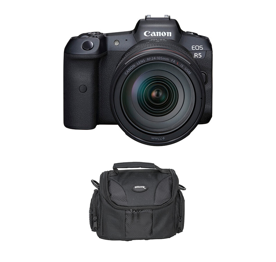 Image 734336.jpg, Product 734-336 / Price $5,944.99, Canon EOS R5 Mirrorless Camera with 24-105mm f/4 Lens from Canon on TSC.ca's Electronics department