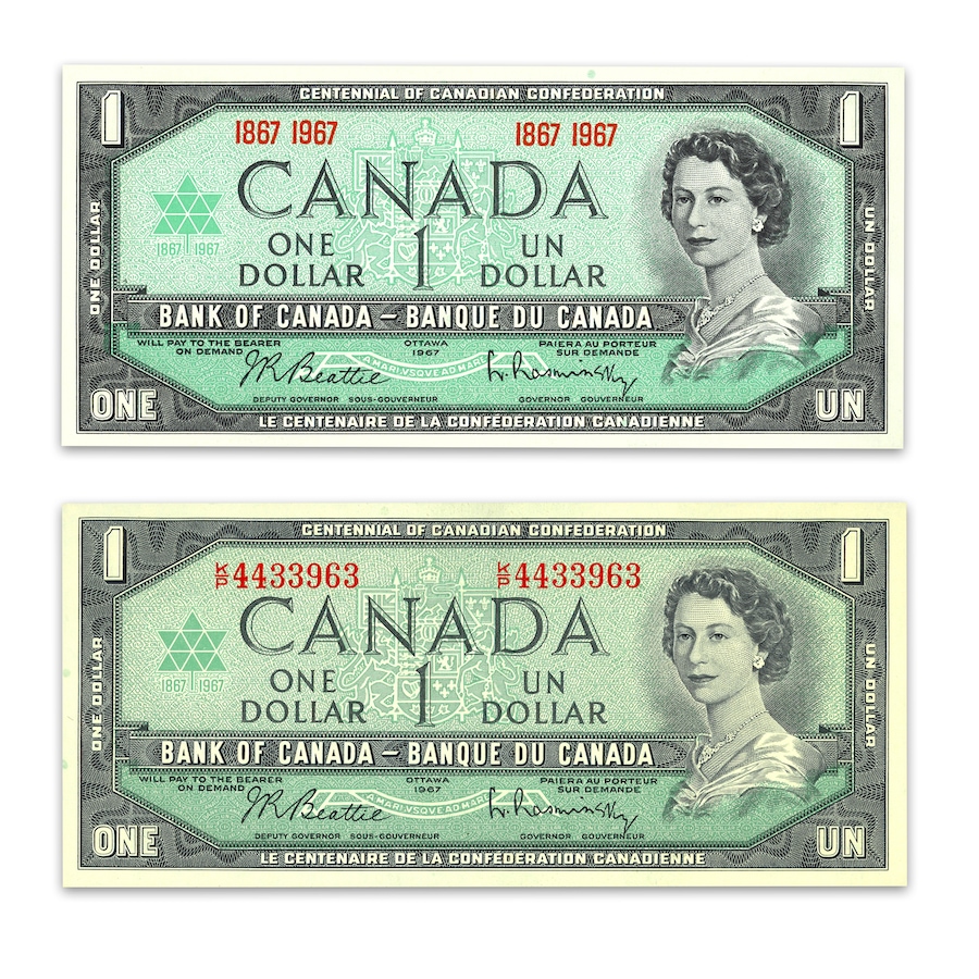 Image 734411_ALTMORE3.jpg, Product 734-411 / Price $995.00, Paper Money Series Collection, 1937–2006, $1–$20 (26 notes) from Canadian Coin & Currency on TSC.ca's Coins department